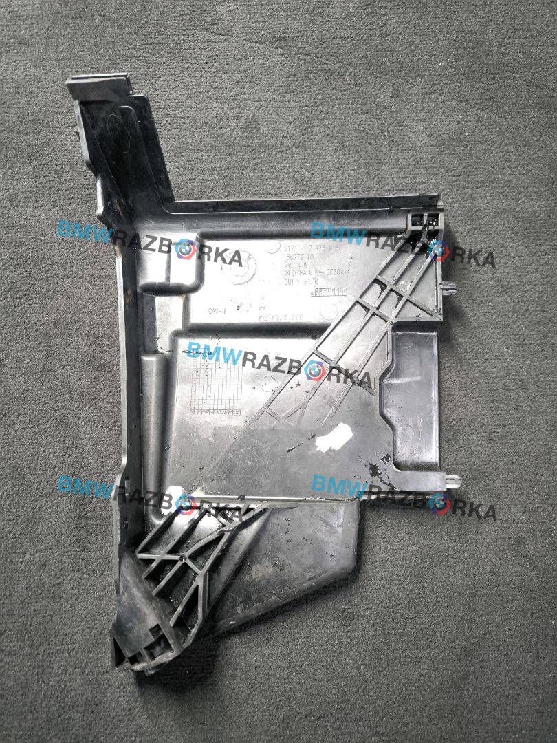 крепление аккумулятора BMW 1 серия F40 2020, 2.0 л., B48A20E, бензин, АКПП, белый, хетчбэк 5 дв., полный привод, 7473113, 51717473113