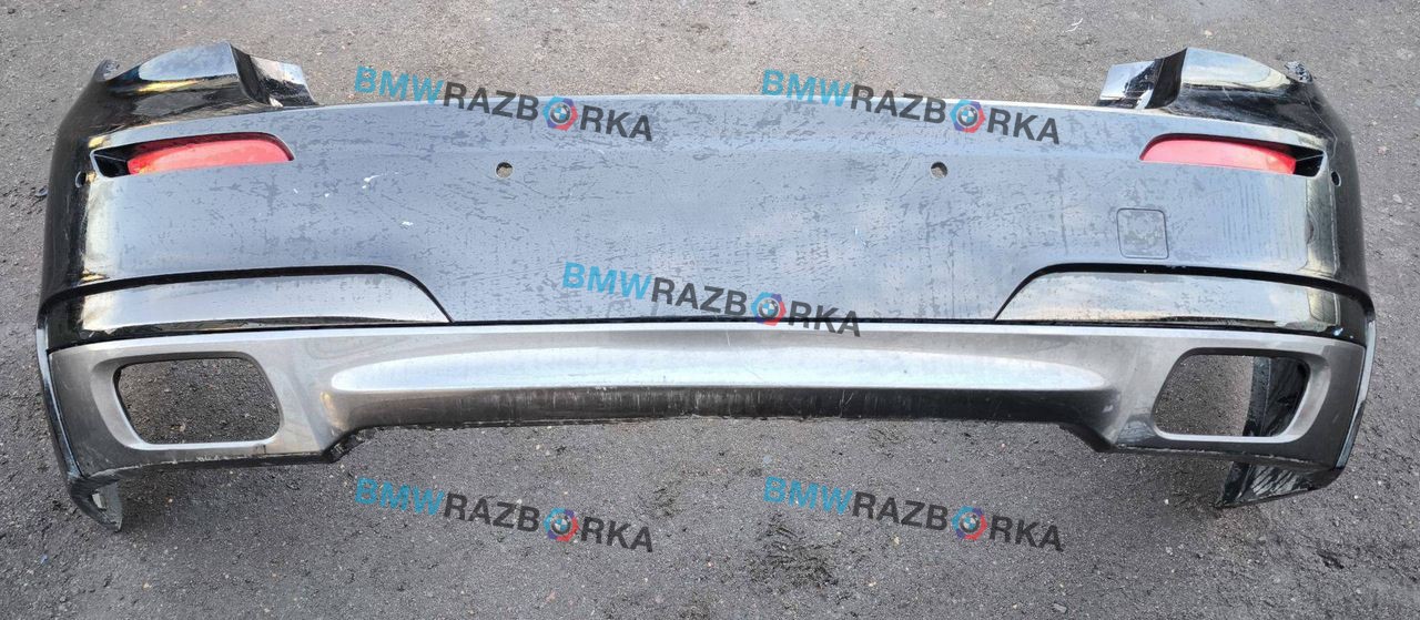 бампер задний BMW 7 серия F01/F02 [рестайлинг] 2015, 4.4 л., бензин, АКПП, чёрный, седан, полный привод