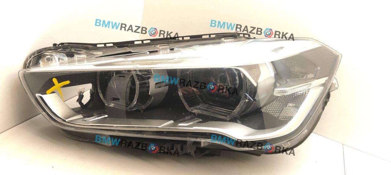 фара левая BMW X1 F48 2018, 1.8 л., бензин, робот, b45 estoril-blau metallic, внедорожник 5 дв., передний привод, правый руль