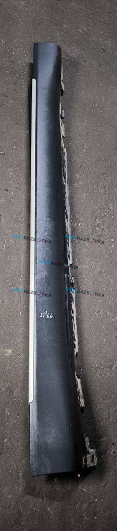 накладка на порог BMW X6 E71 [рестайлинг] E71 2013, 5.0 л., дизель, АКПП, 475, внедорожник 5 дв., полный привод