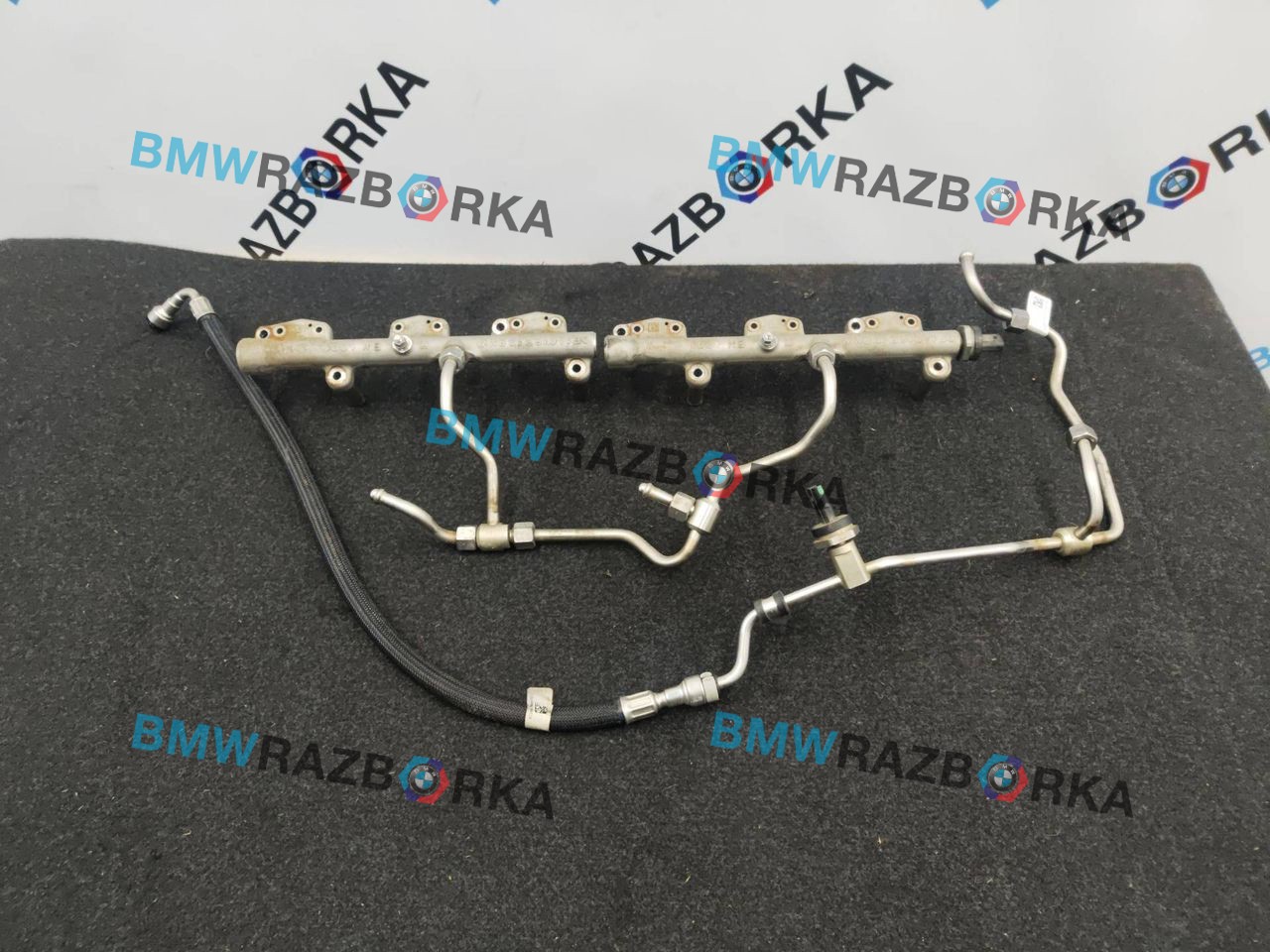 топливная рампа BMW X3 M F97 2021, 3.0 л., S58B30A, бензин, АКПП, полный привод, 7622231, 8665631, 8665635, 8089949, 8678407, 8053442, 8631820