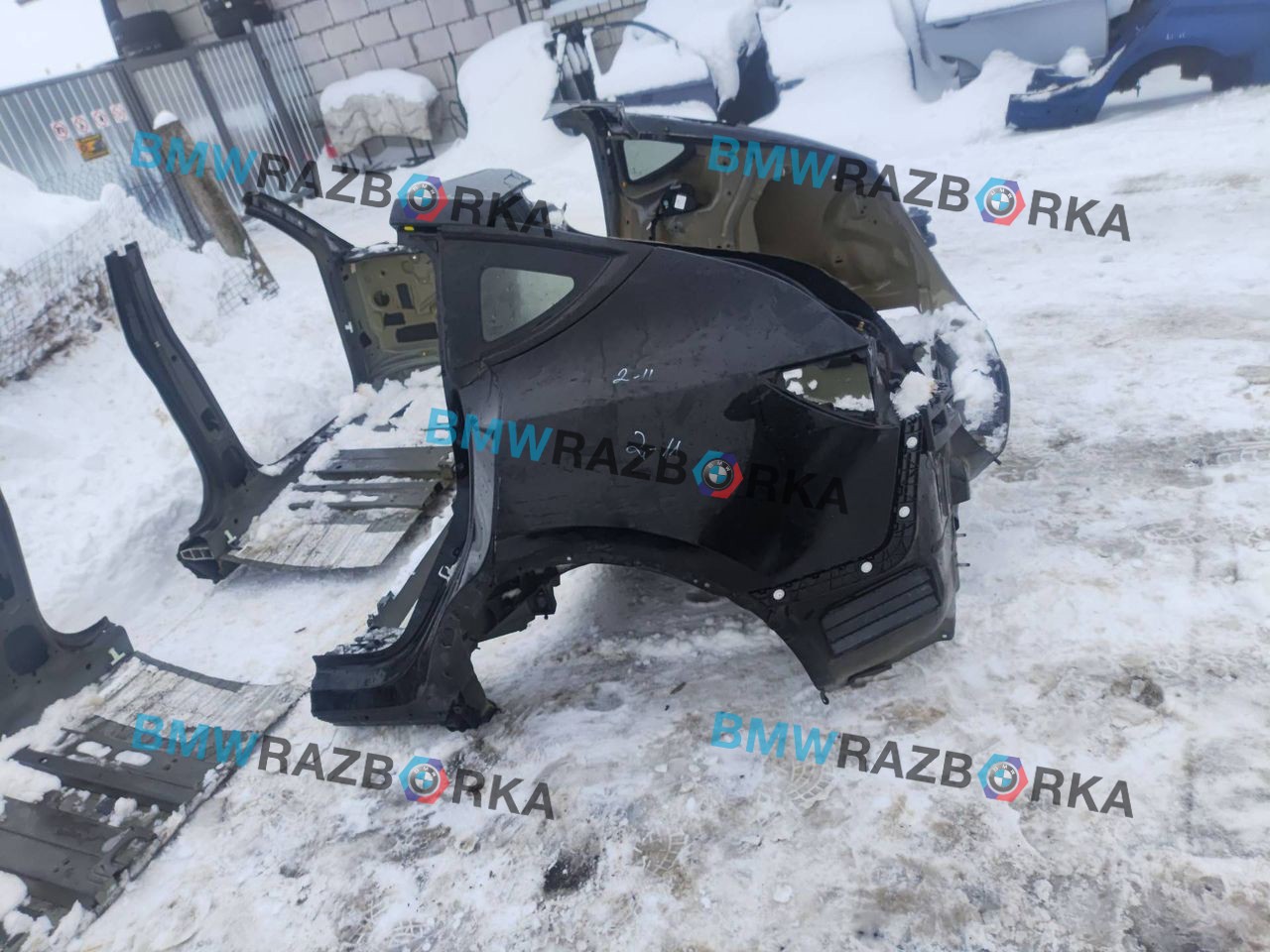 крыло заднее левое Tesla Model Y 1 поколение 2023, электро, внедорожник 5 дв., полный привод