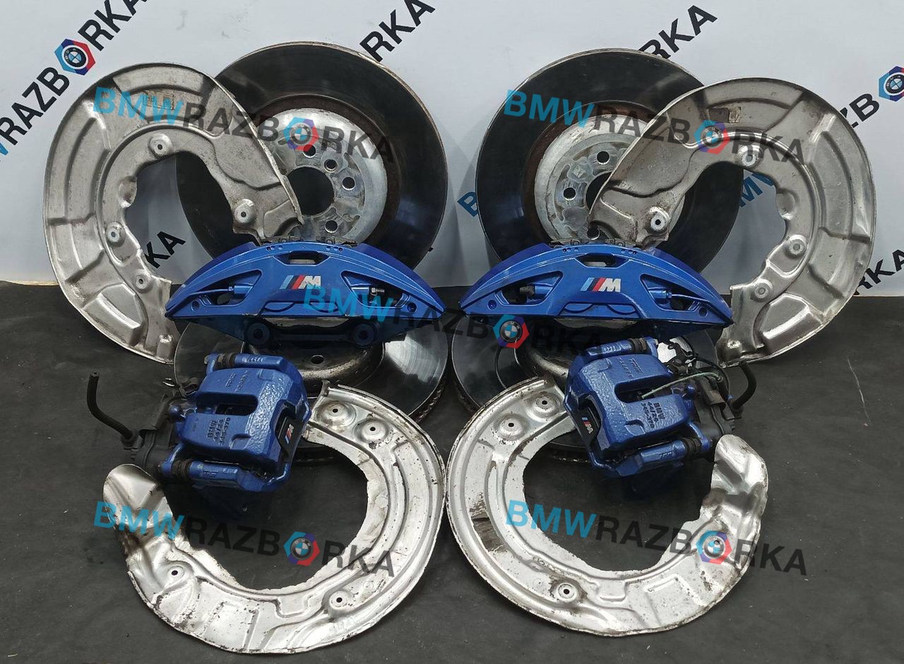 комплект тормозов BMW 8 серия G14/G15 G16 2021, 4.0 л., бензин, АКПП, с36, седан, задний привод, 6896673, 6896674, 6875284, 6875283