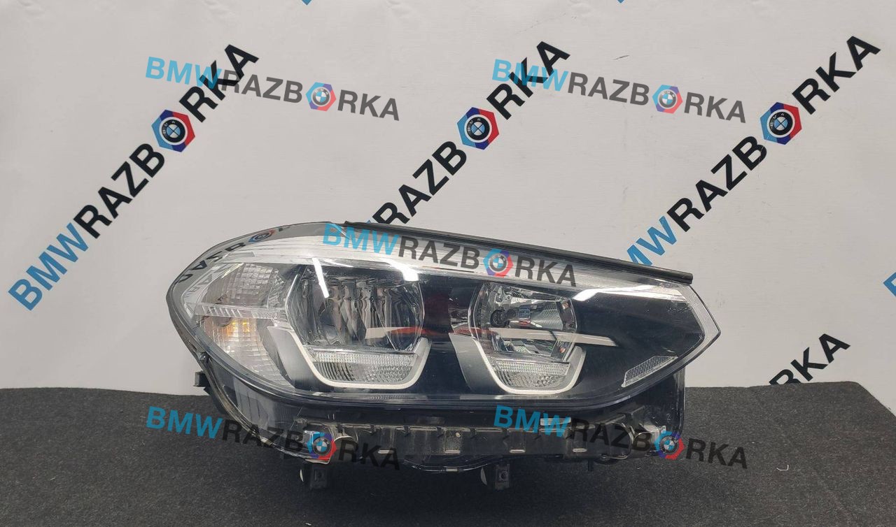 фара правая BMW X3 G01 2019, 2.0 л., B46 B20 B, бензин, АКПП, 668, внедорожник 5 дв., задний привод, 8739646