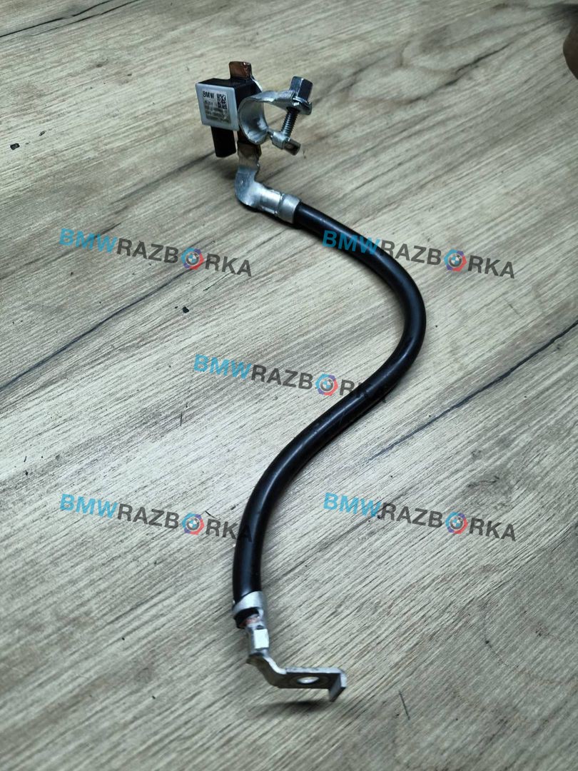минусовой провод аккумулятора BMW X5 G05 2021, 4.0 л., B58B30C, гибрид, АКПП, 475 black-sapphire metallic, внедорожник 5 дв., полный привод, 61219855909, 9855909
