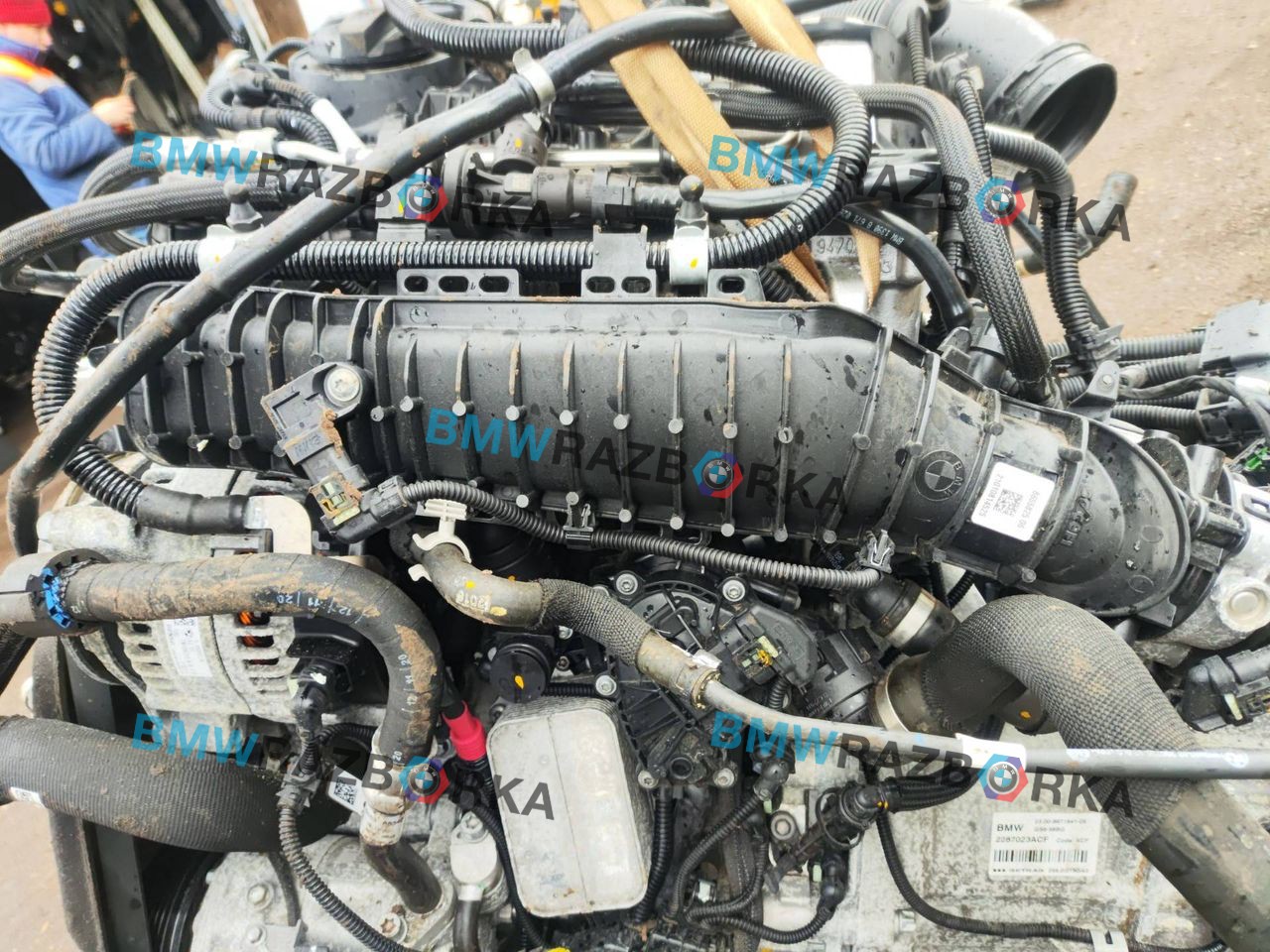 коллектор впускной Mini Countryman 2 поколение [рестайлинг] F60 2021, 1.5 л., B38 A15 A, бензин, МКПП, b71, передний привод, 8655825