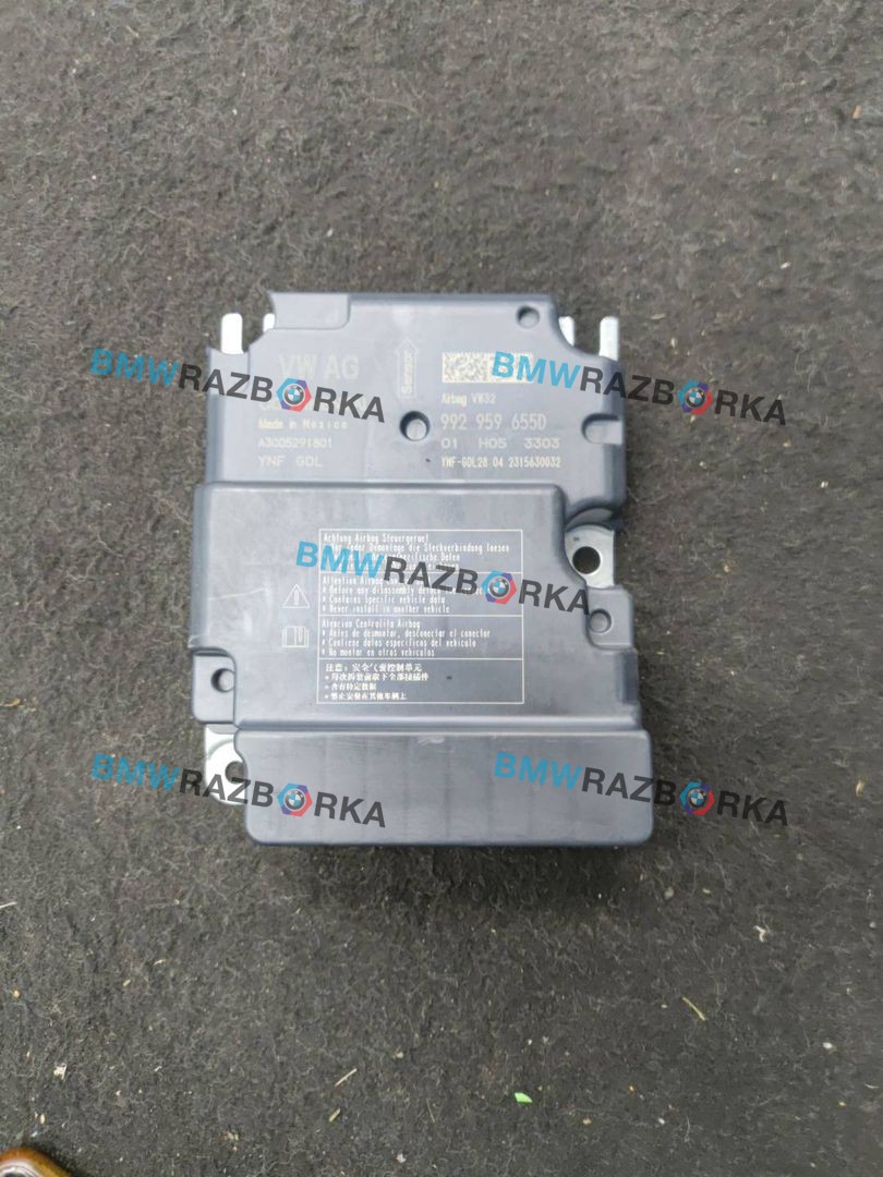 блок AirBag Porsche Taycan 1 поколение 2023, электро, c9x, универсал, полный привод, A3C05291801, 992959655D