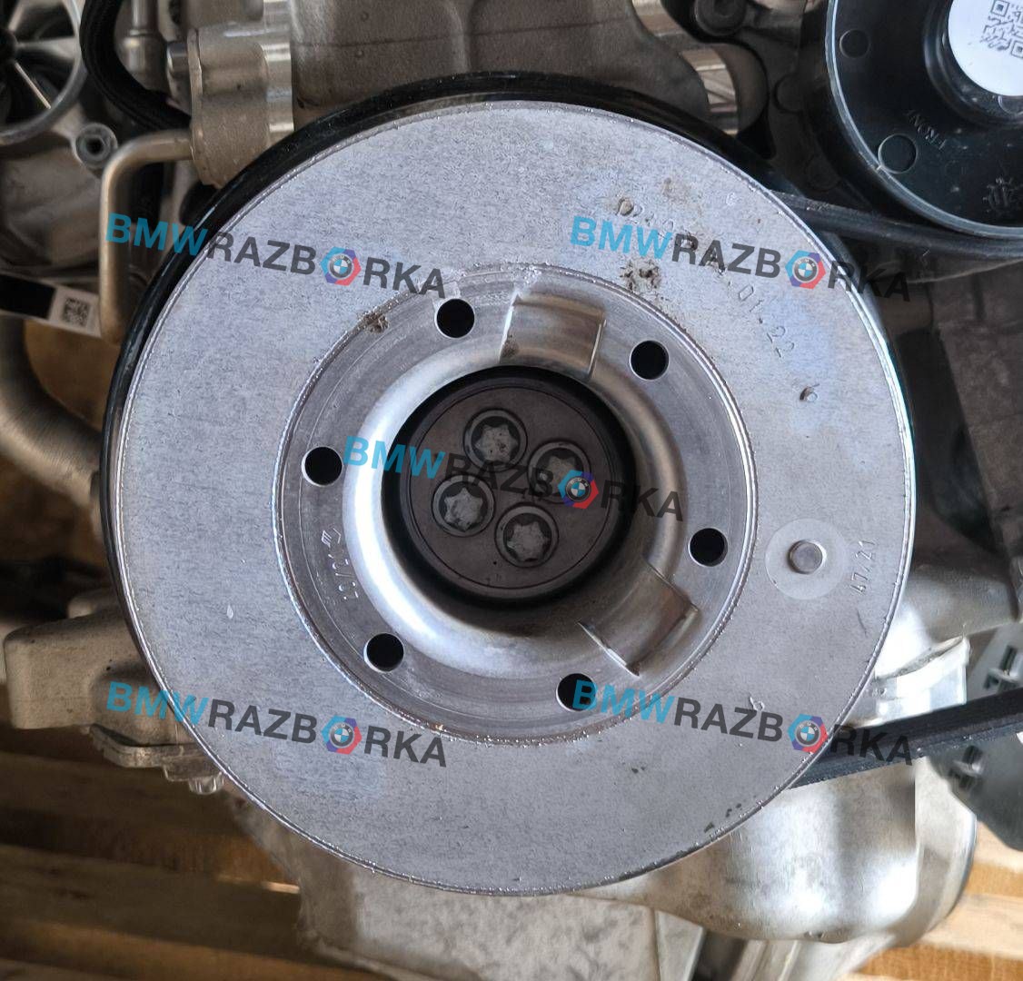 шкив коленвала BMW 2 серия G42 2022, 3.0 л., B58B30, бензин, АКПП, купе, полный привод, 8650741, 11238650741
