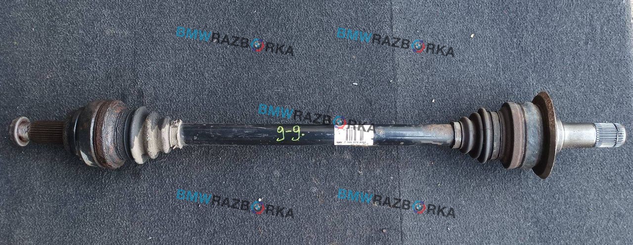 полуось задняя (приводной вал, ШРУС) BMW 7 серия F01/F02 F01 2009, 3.0 л., N57 D30 A, дизель, АКПП, задний привод, 7566074