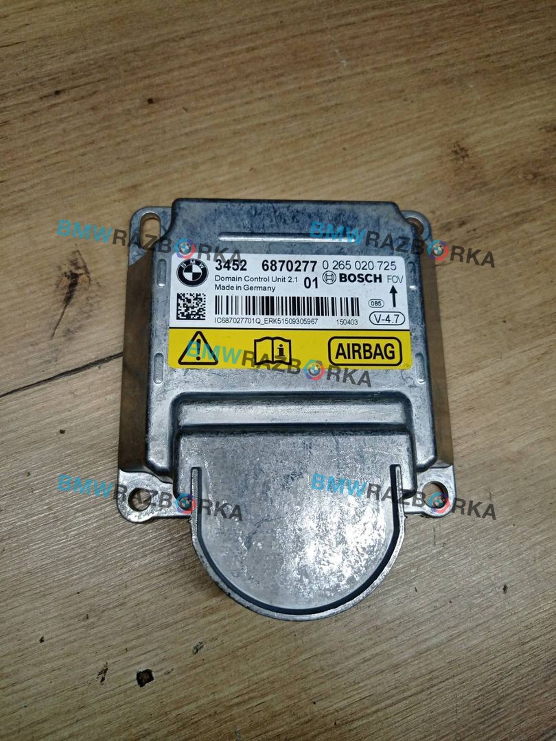 блок AirBag BMW X5 F15 2015, 3.0 л., N57 D30 A, дизель, a96, внедорожник 5 дв., полный привод, 34526870277, 6870277