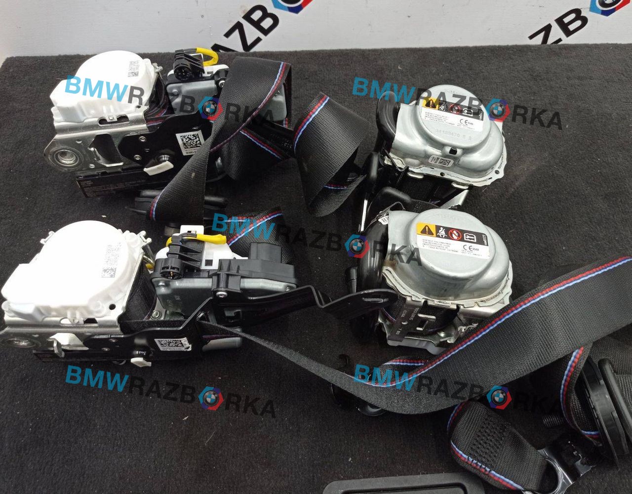 ремень безопасности комплект BMW X3 G01 2020, 2.0 л., B47 D20 B, дизель, АКПП, 416, внедорожник 5 дв., полный привод, 34133471, 34133470