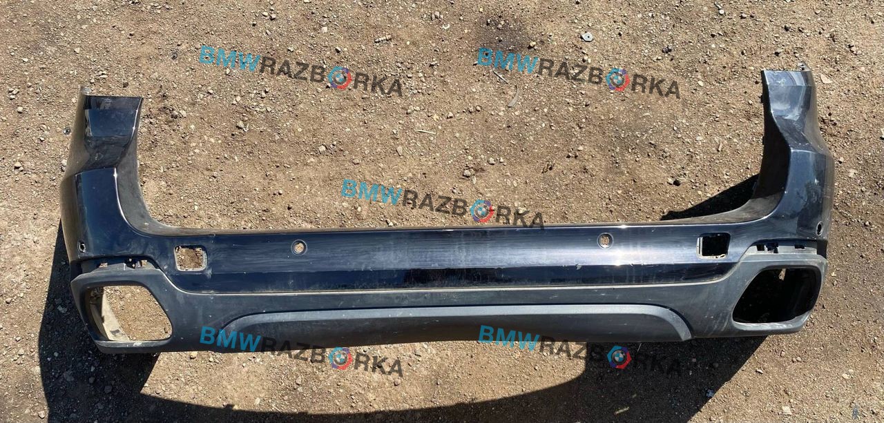бампер задний BMW X5 F15 2014, 4.0 л., дизель, АКПП, rubinschwarz metallic (x03), внедорожник 5 дв., полный привод