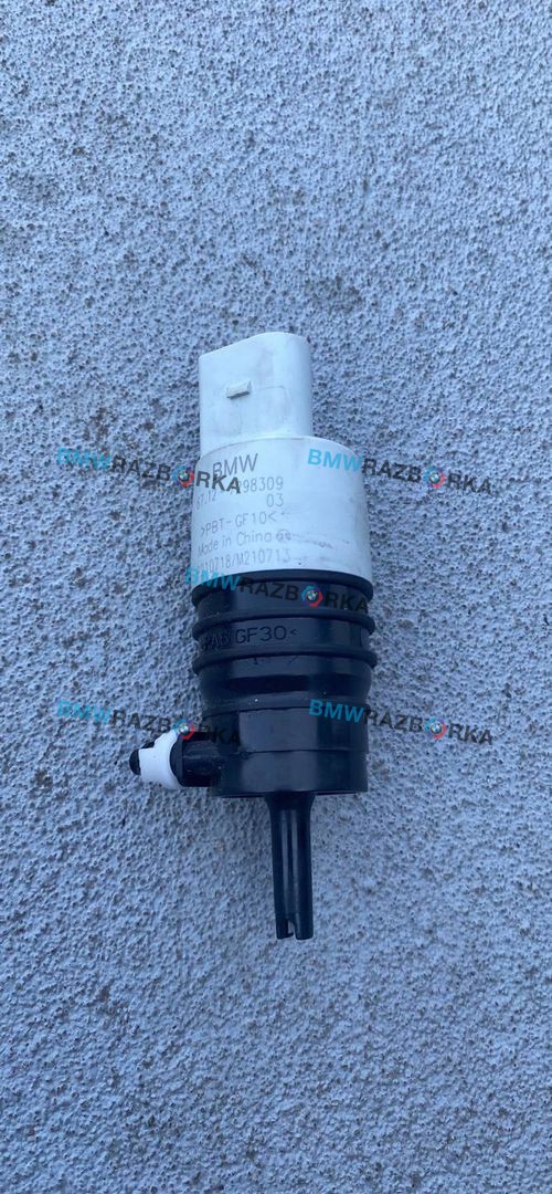 насос (моторчик) омывателя стекла BMW 4 серия G22/G23 G23 2022, 3.0 л., B57 D30 B, дизель, АКПП, a300, кабриолет, задний привод, 7298309, 67127298309