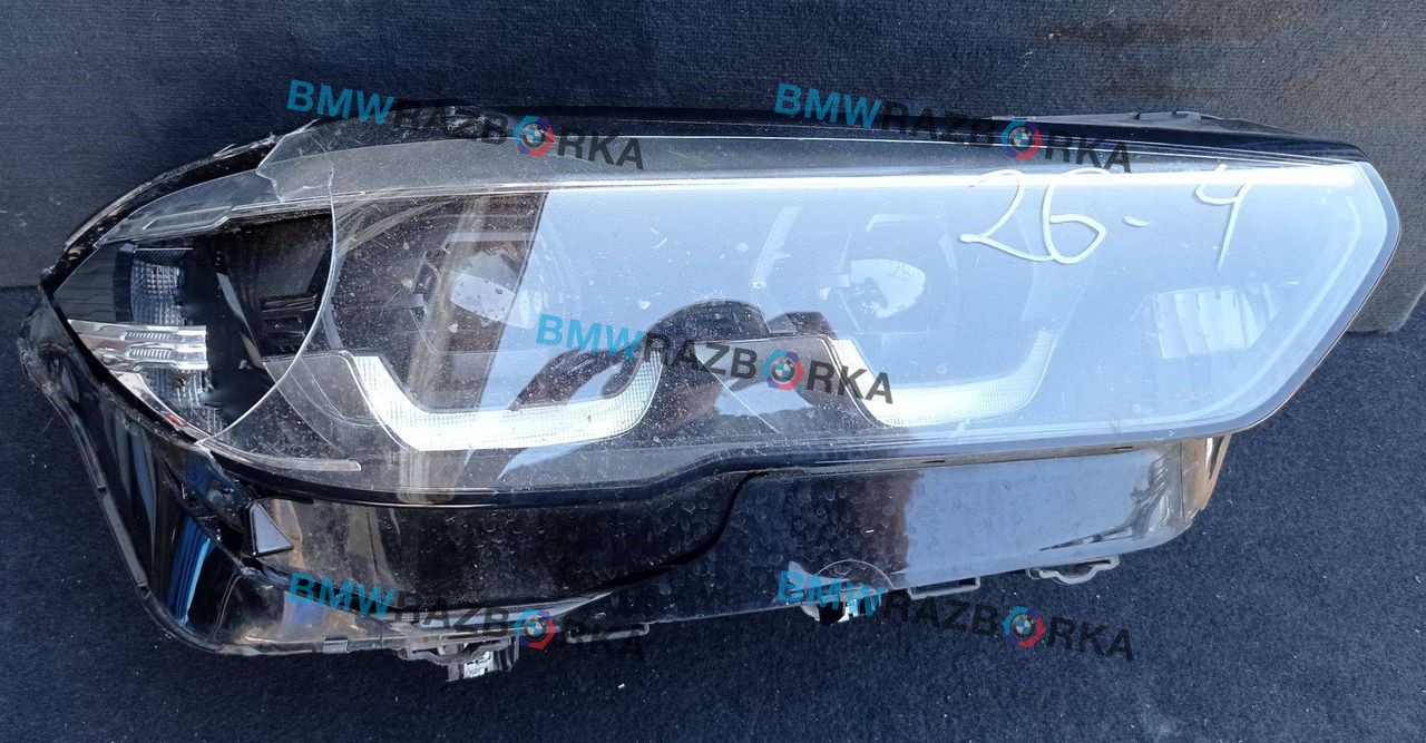 фара правая BMW X5 G05 2021, 3.0 л., гибрид, АКПП, c27, внедорожник 5 дв., полный привод
