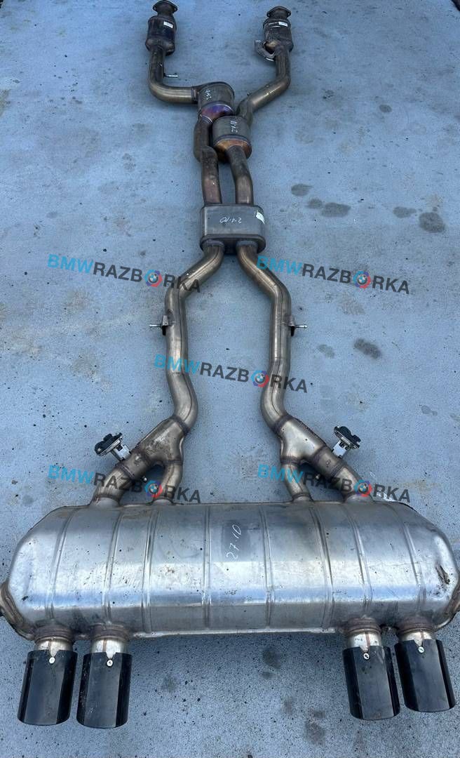 глушитель BMW M2 G87 2023, 3.0 л., S58B30A, бензин, АКПП, купе, задний привод, 8096118, 8096117, 8096120, 8088819