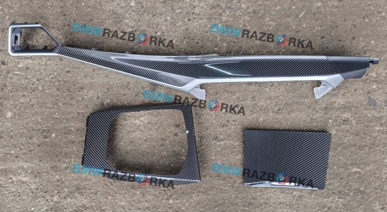 комплект декоративных накладок (дерева) салона BMW M2 G87 2023, 3.0 л., S58B30A, бензин, АКПП, купе, задний привод, 9503705, 8094584, 8094592