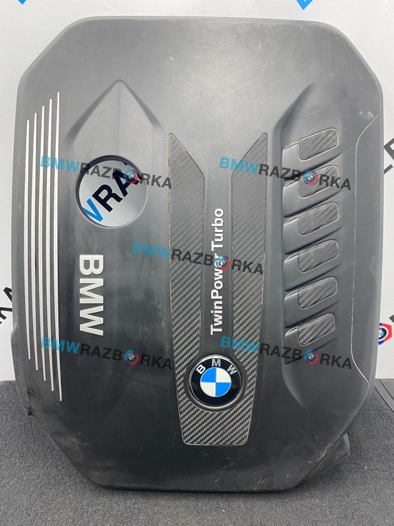 декоративная крышка двигателя BMW 7 серия G11/G12 G11 2017, 4.0 л., дизель, x03 rubin-metallic black, седан, полный привод, 8571306