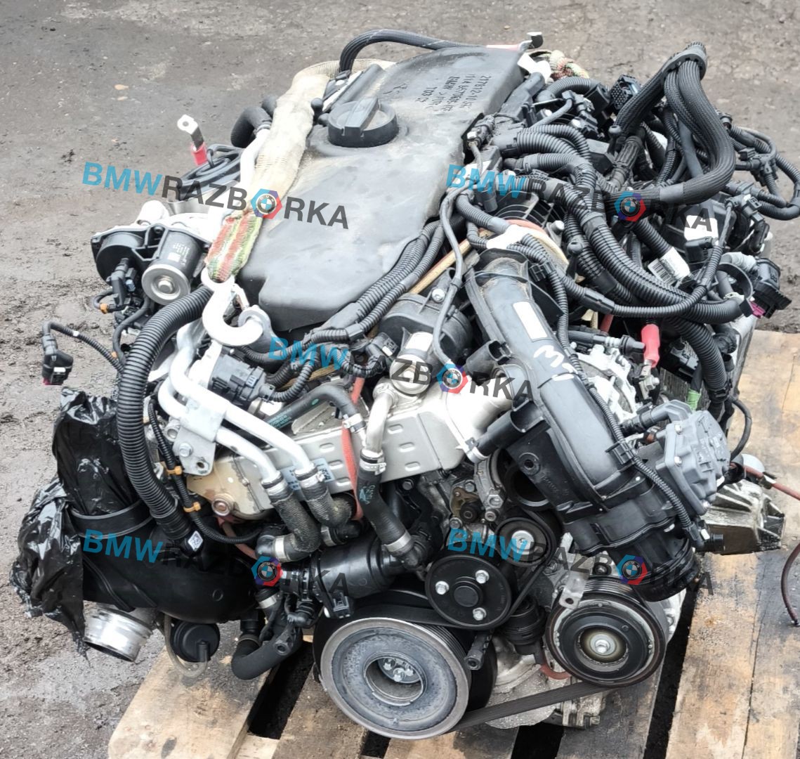 двигатель BMW 8 серия G14/G15 G15 2019, 4.0 л., дизель, купе, полный привод, 2473241, 2455915, 2414692, 11002473241