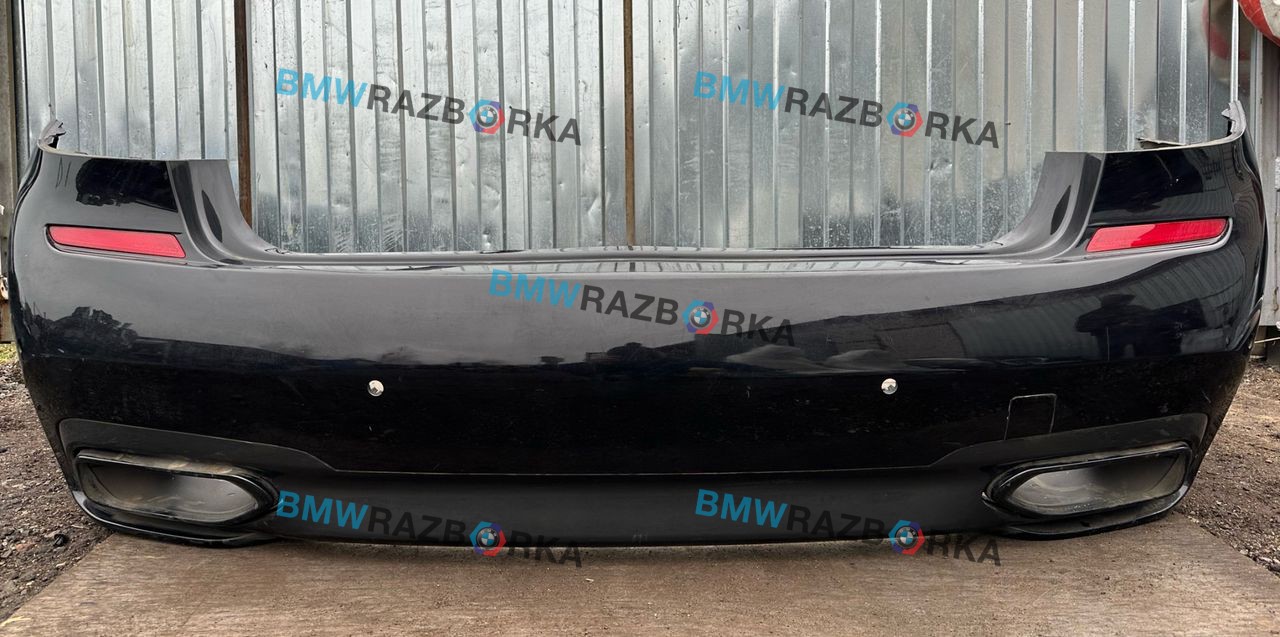 бампер задний BMW 7 серия G11/G12 G11 2017, 4.0 л., дизель, x03 rubin-metallic black, седан, полный привод