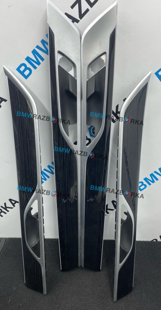 комплект декоративных накладок (дерева) салона BMW 7 серия G11/G12 G11 2017, 4.0 л., дизель, x03 rubin-metallic black, седан, полный привод, 7851831, 7851832, 7851834, 7851833