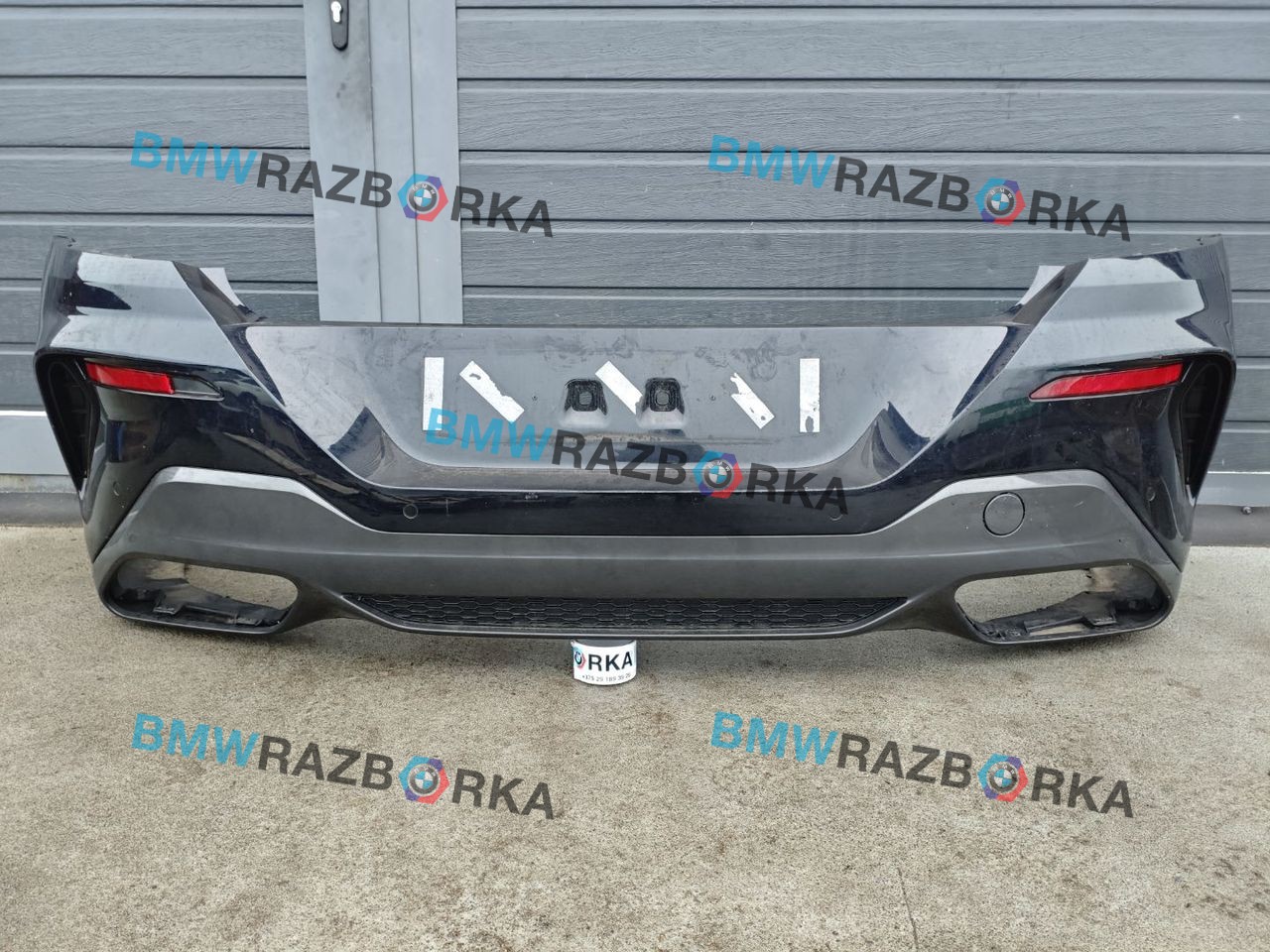 бампер задний BMW 8 серия G14/G15 G15 2019, 4.0 л., дизель, купе, полный привод