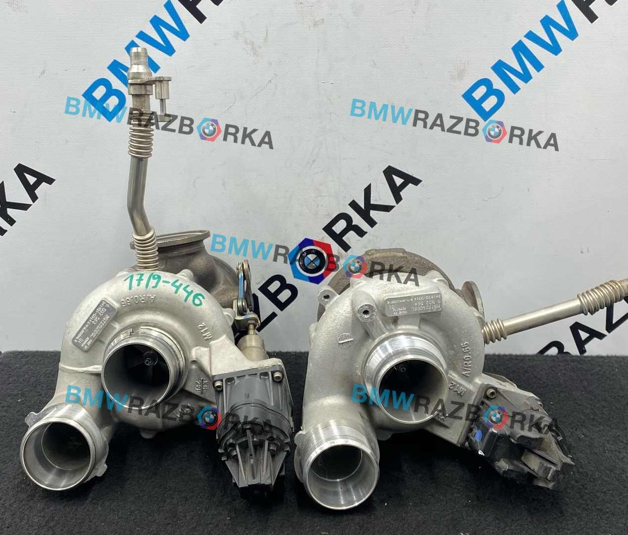 турбина BMW M8 F91/92 F93 2020, 4.4 л., S63 B44 B, бензин, АКПП, седан, полный привод, 7852372, 9502563, 7852373, 9502564