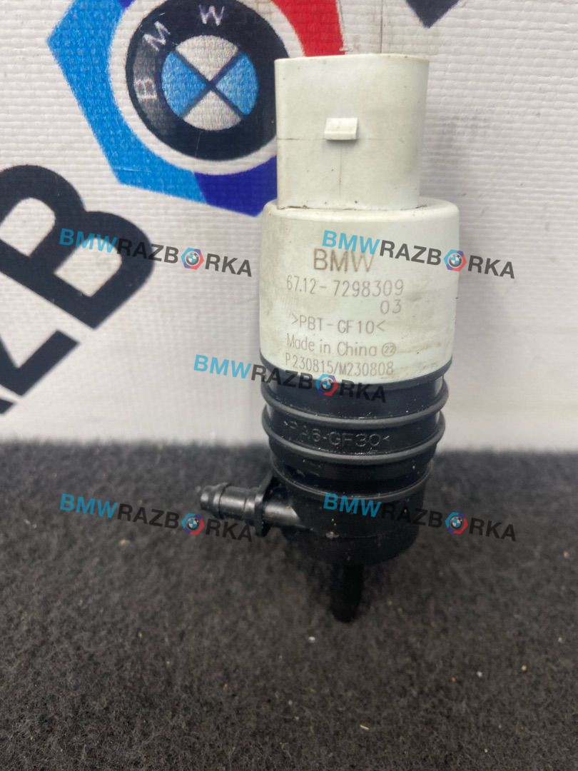 насос (моторчик) омывателя стекла BMW M3 G80/G81 G80 2023, 3.0 л., S58B30A, АКПП, седан, полный привод, 7298309, 67127298309