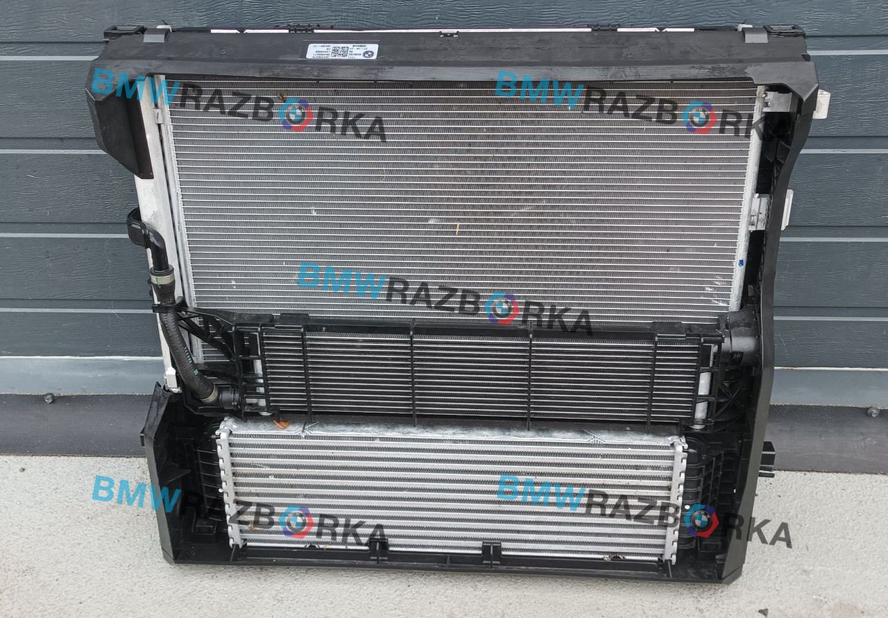 кассета радиаторов BMW X7 G07 [рестайлинг] G07 2024, 4.0 л., дизель, АКПП, 416, внедорожник 5 дв., полный привод, 8686172, 9473848, 8584127, 8598432, 8472275, 8589043