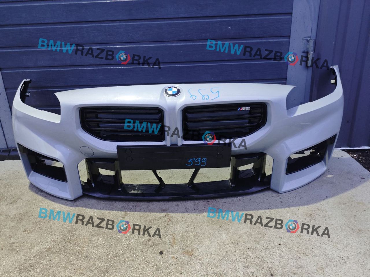 бампер передний BMW M2 G87 2024, 3.0 л., S58B30A, бензин, brooklyn grau metallic (c4p), купе, задний привод, правый руль