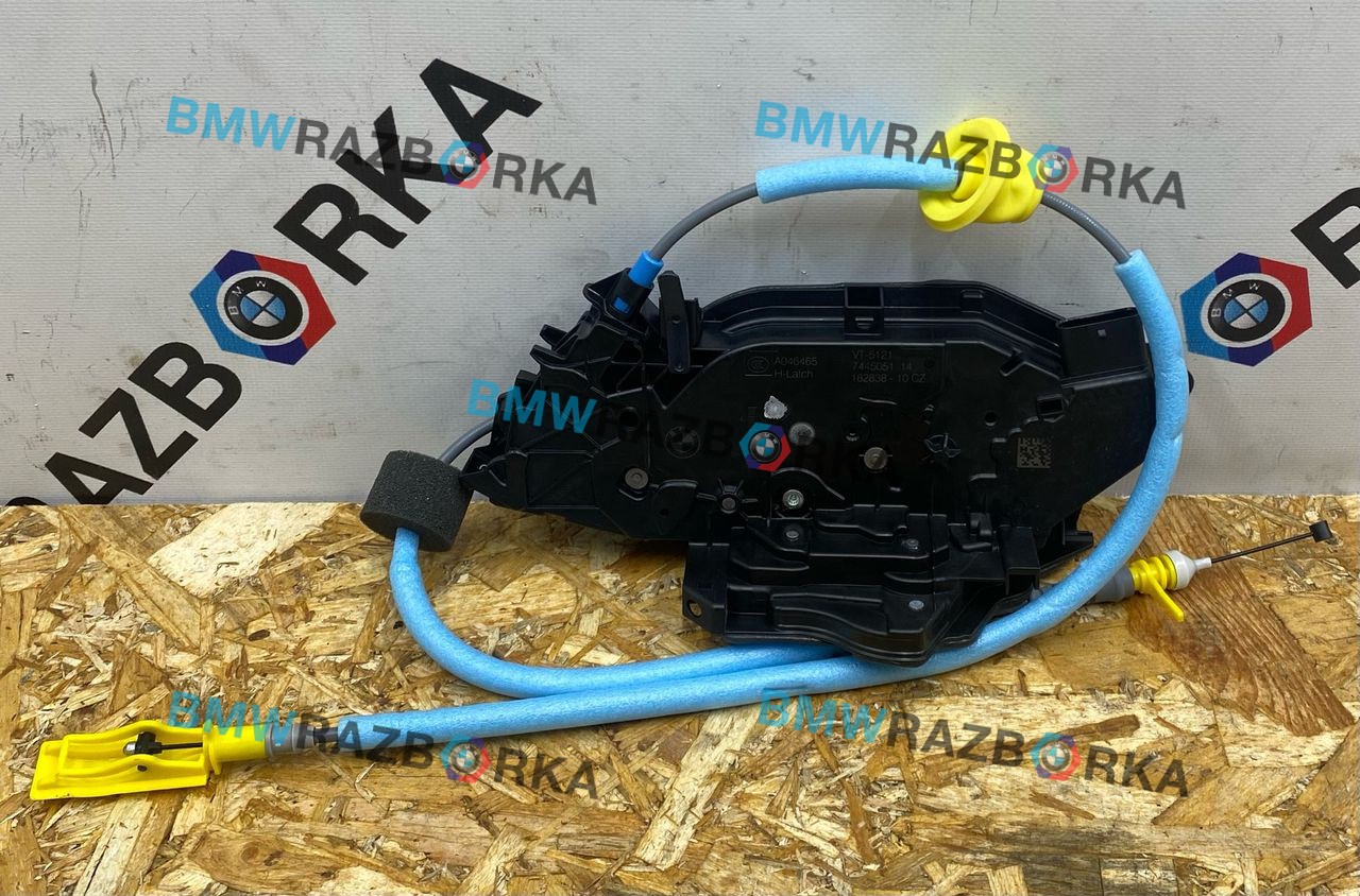 замок двери передней левой BMW M2 G87 2024, 3.0 л., S58B30A, бензин, brooklyn grau metallic (c4p), купе, задний привод, правый руль, 7445051, 8498587, 51217445051