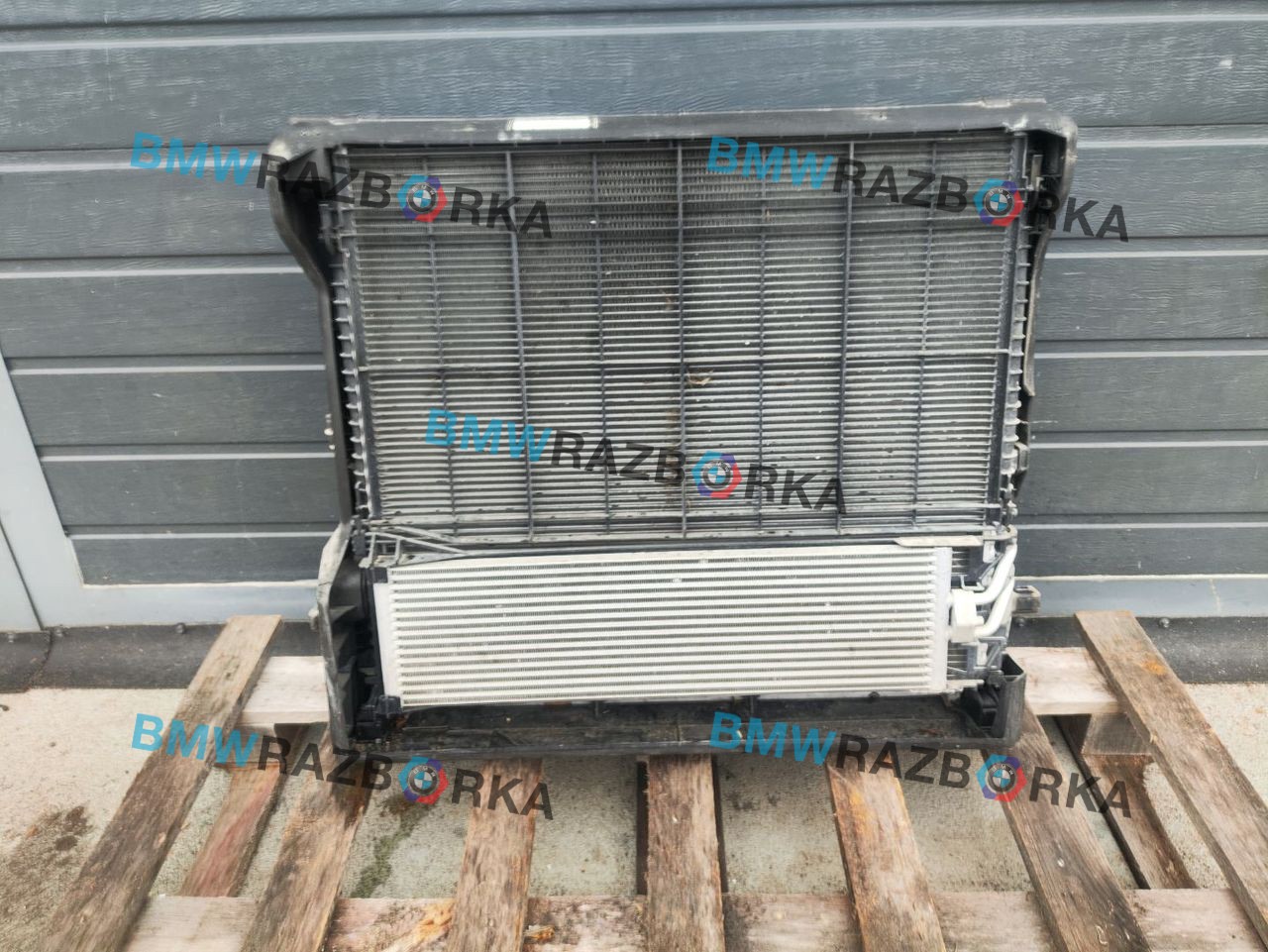 кассета радиаторов BMW X5 G05 2022, 3.0 л., i, бензин, АКПП, внедорожник 5 дв., полный привод, 8642748, 8655761, 5A5C815, 5A3F245