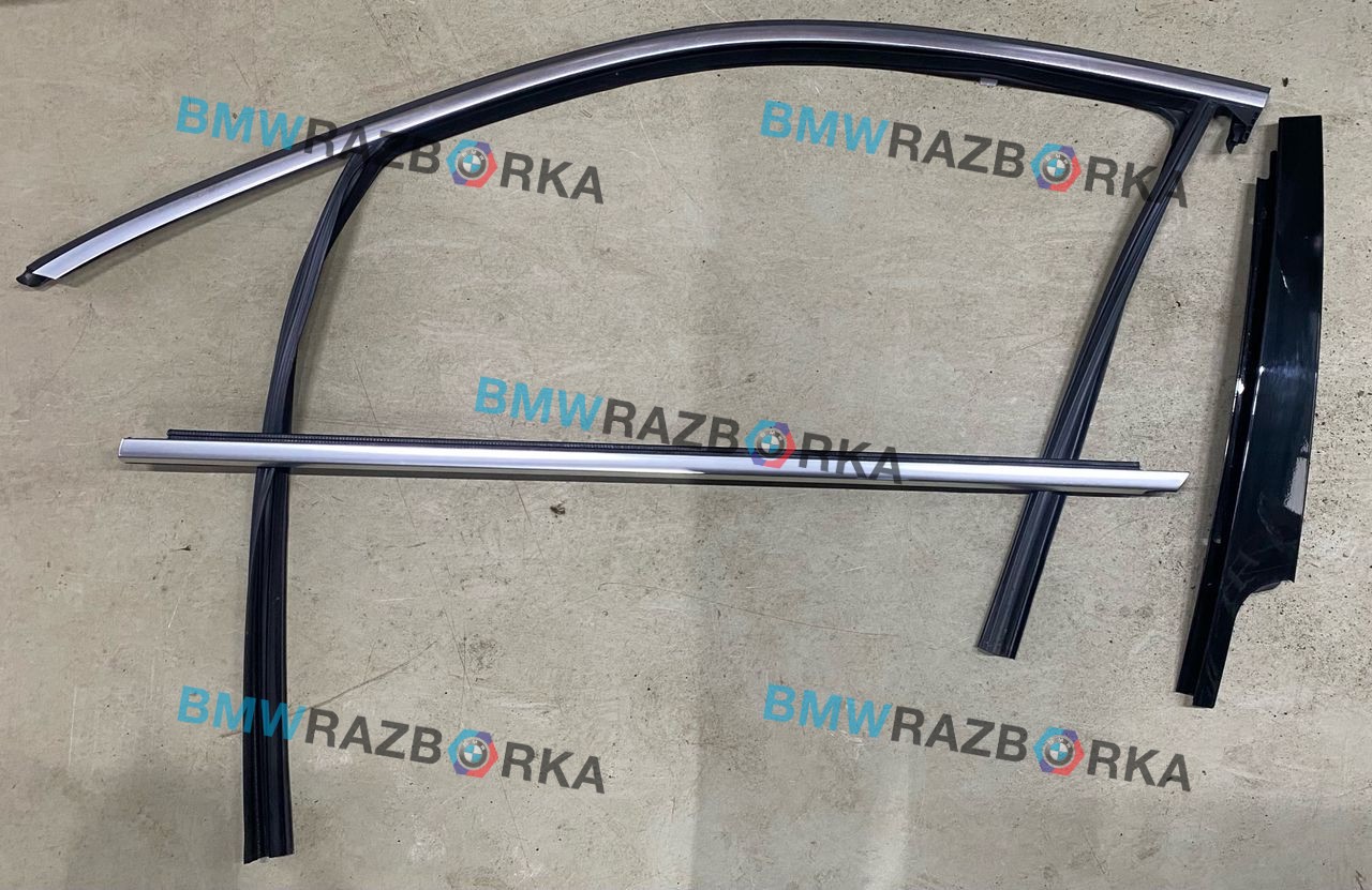 молдинг двери передней левой BMW X5 G05 [рестайлинг] G05 2024, 3.0 л., B57 D30 B, дизель, АКПП, 475, внедорожник 5 дв., полный привод, правый руль, 7429387, 7428671, 7444091