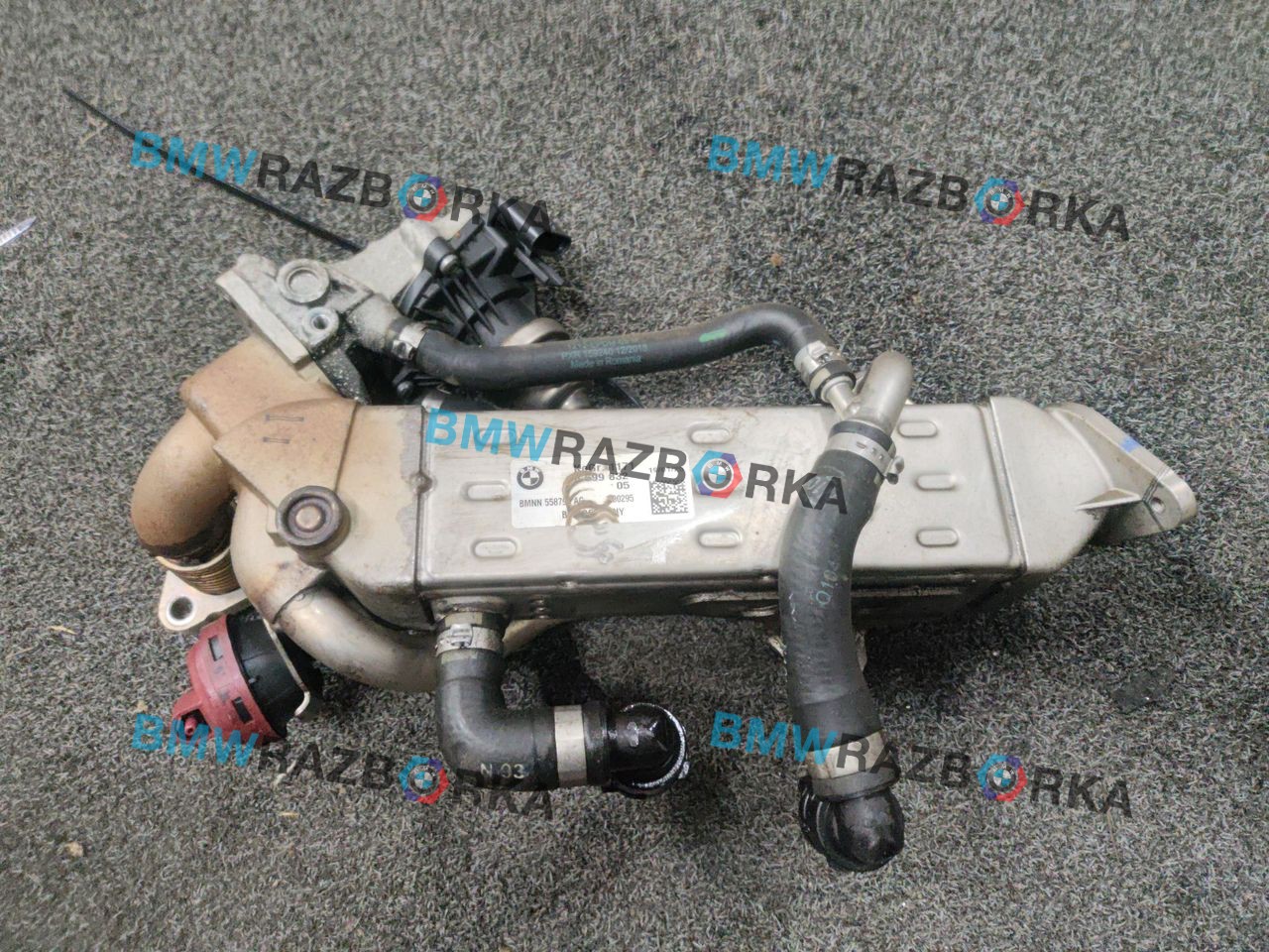 охладитель EGR / Радиатор EGR BMW X5 G05 2019, 3.0 л., B57 D30 A, дизель, 8513132, 8599832