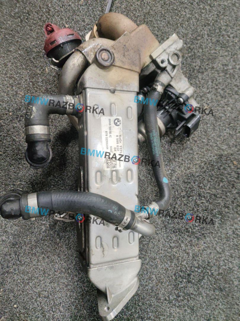 охладитель EGR / Радиатор EGR BMW 7 серия G11/G12 2017, 3.0 л., B57 D30 A, дизель, 8513132, 8599832