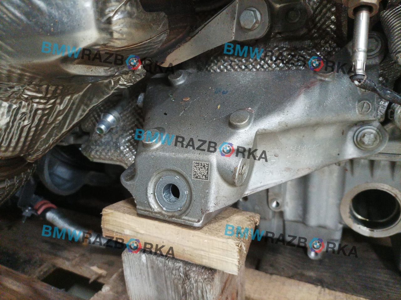 кронштейн двигателя BMW X5 G05 [рестайлинг] G05 2024, 3.0 л., B57 D30 B, дизель, АКПП, 475, внедорожник 5 дв., полный привод, правый руль, 6884474