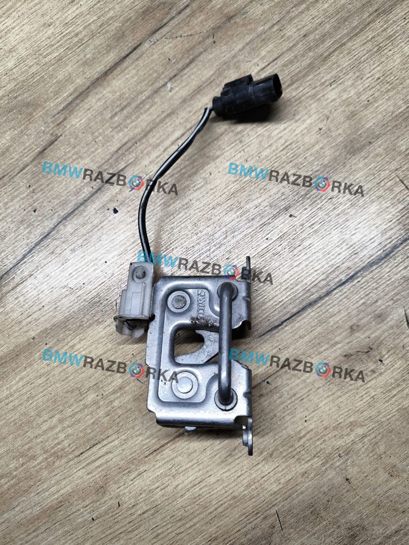 замок капота BMW i8 I12 2015, 1.5 л., гибрид, полный привод, 51237399287, 7399287