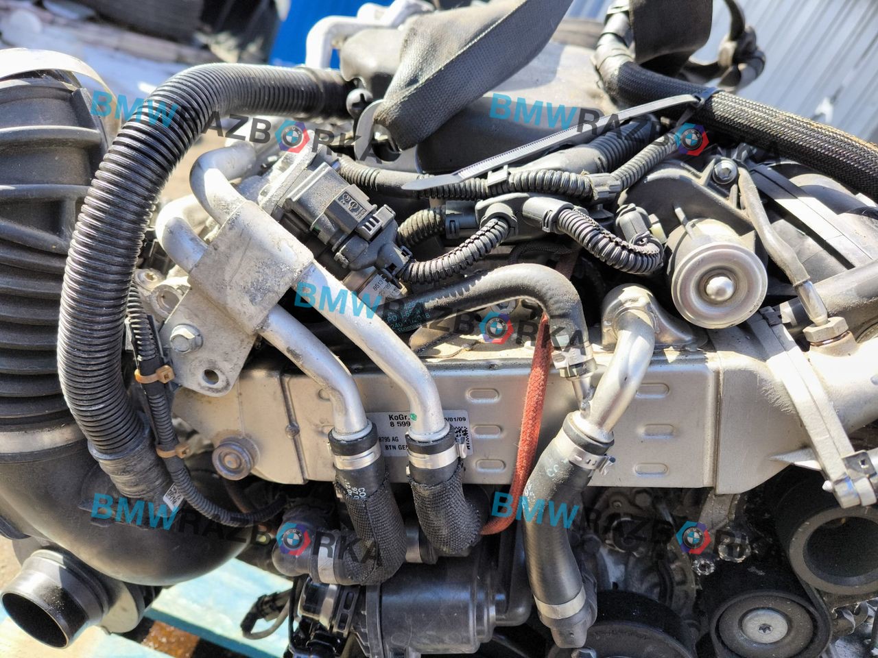 охладитель EGR / Радиатор EGR BMW X5 G05 2019, 3.0 л., B57 D30 A, дизель, АКПП, внедорожник 5 дв., полный привод, 8513132, 8599832