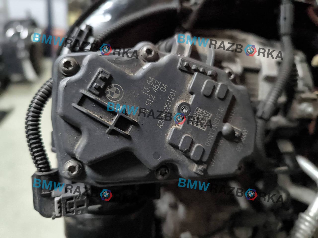 заслонка дроссельная BMW 5 серия G30/G31 G30 2017, 3.0 л., B57 D30 A, дизель, АКПП, a300, седан, полный привод, 13548512452, 8512452