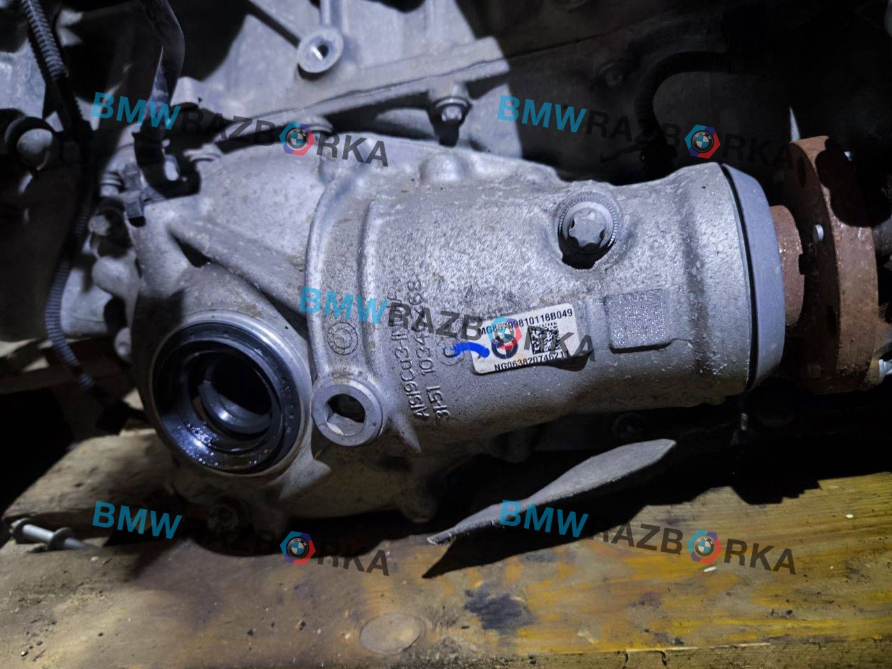 редуктор переднего моста BMW X3 G01 2018, 3.0 л., i, B58 B30 A, бензин, АКПП, c1m, внедорожник 5 дв., полный привод, правый руль, 3.38, 8679981, 31508679981