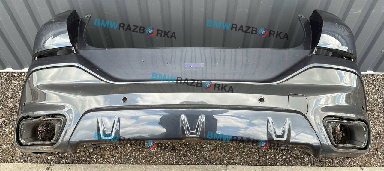 бампер задний BMW X6 G06 2020, 3.0 л., B57 D30 B, дизель, АКПП, с27, внедорожник 5 дв., полный привод, 8074188, 8074187, 8092243, 809966, 8069967, 8092246, 8092245, 8099207, 8069965