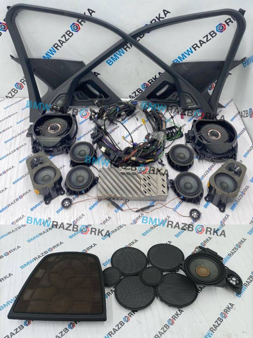 комплект акустики BMW X5 F15 2015, 4.0 л., дизель, АКПП, a96, внедорожник 5 дв., полный привод, 9366164, 9286368, 9277836, 9247342, 9294942, 7299533, 7299534, 8581528