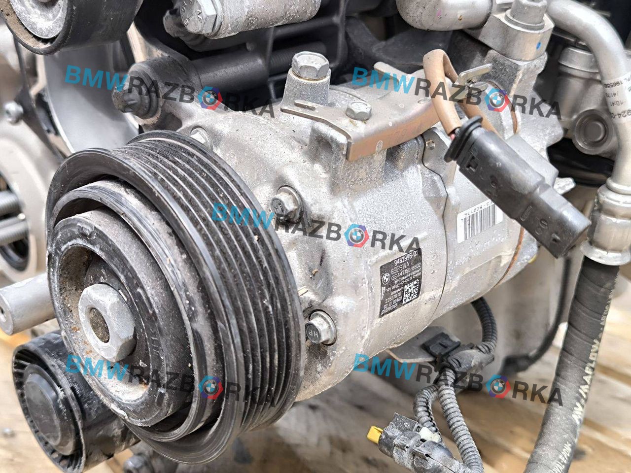 компрессор кондиционера BMW M2 G87 2023, 3.0 л., S58B30A, бензин, МКПП, купе, задний привод, 9482996, 64529482996