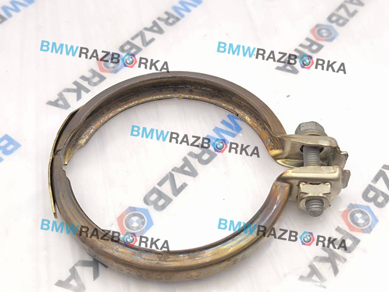 хомут глушителя BMW M2 G87 2023, 3.0 л., S58B30A, бензин, МКПП, купе, задний привод, 7620508