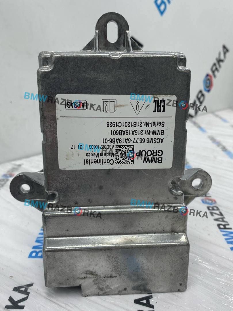 блок AirBag BMW X5 G05 2021, 3.0 л., бензин, АКПП, с27, внедорожник 5 дв., полный привод, правый руль, 5A19AB6, 65775A19AB6