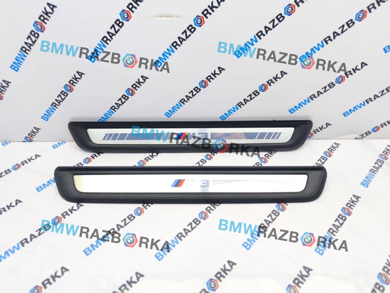 комплект накладок на пороги (внутренние) BMW M3 G80/G81 G80 2023, 3.0 л., S58B30A, бензин, АКПП, c4g, седан, полный привод, правый руль, 8075021