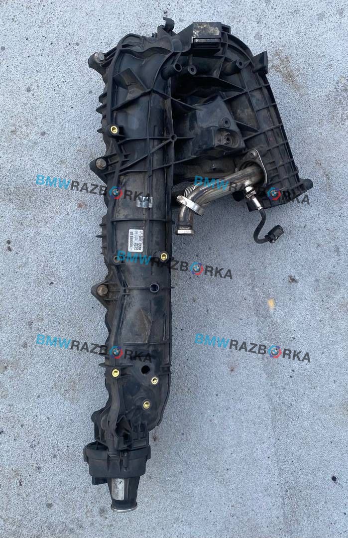 коллектор впускной BMW 5 серия F07/F10/F11 2011, 3.0 л., N57 D30 A, дизель, АКПП, хетчбэк 5 дв., задний привод, правый руль, 7800088, 7811299