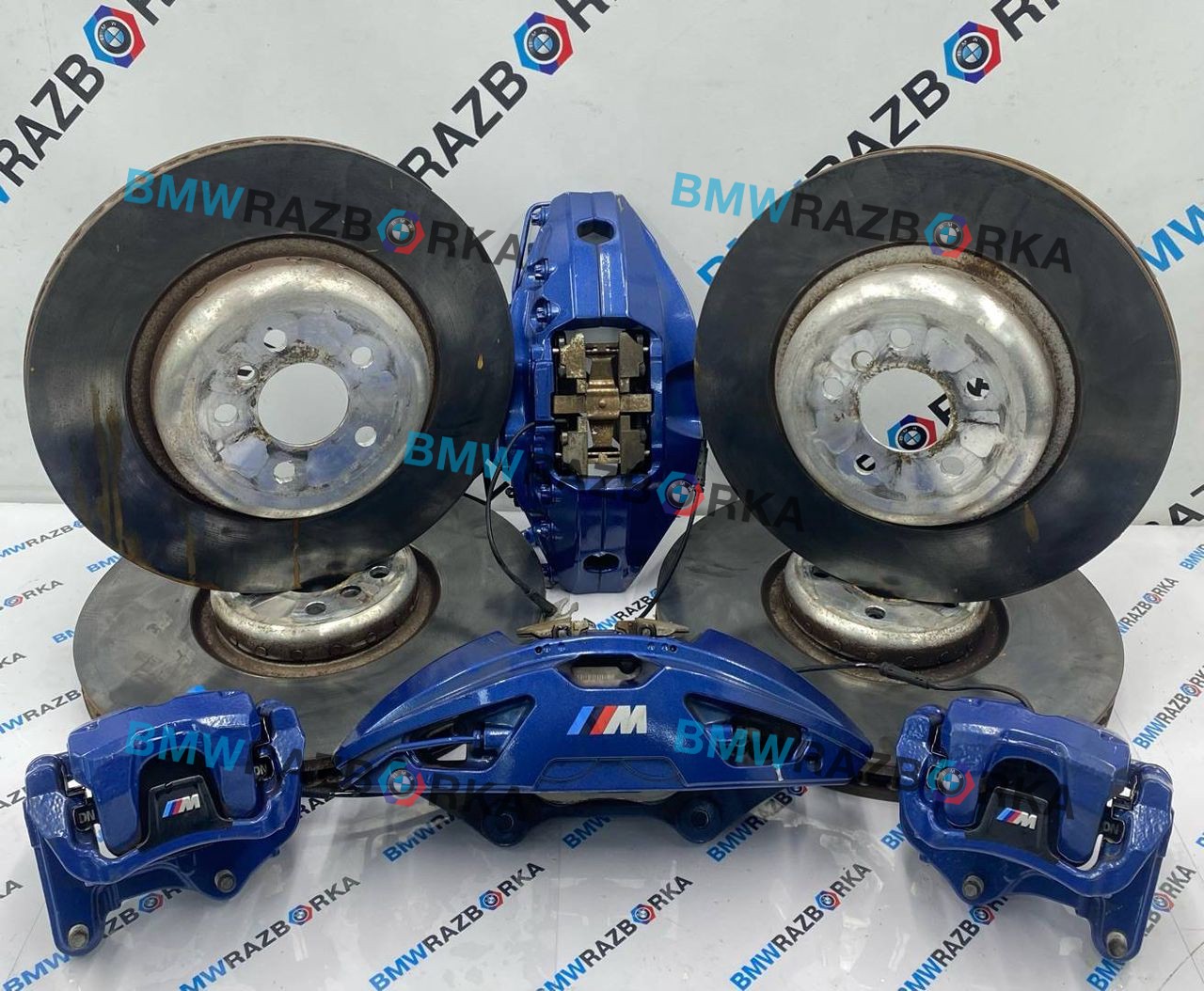 комплект тормозов BMW X5 G05 [рестайлинг] G05 2023, 3.0 л., B58B30, бензин, 475, полный привод, 6887398, 6887397, 6898494, 6898493