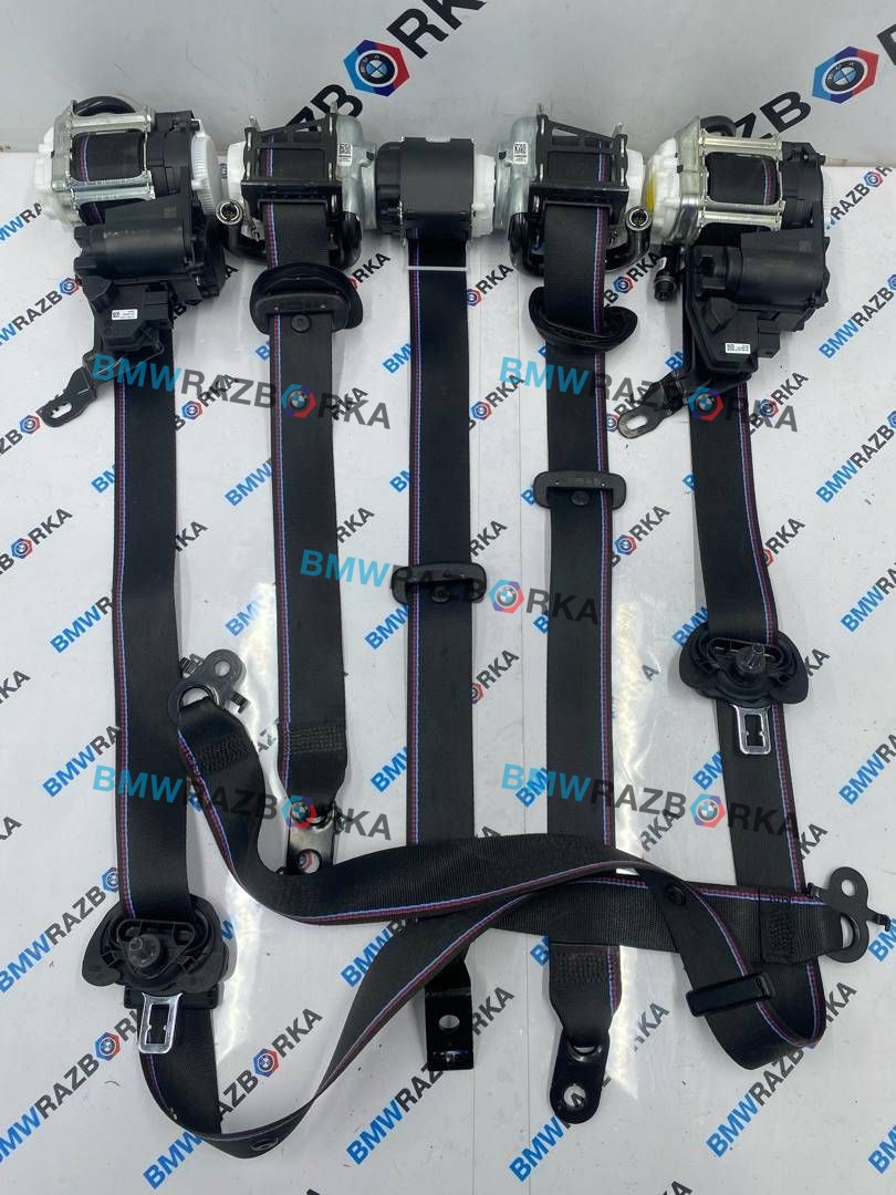 ремень безопасности комплект BMW X5 G05 2021, 3.0 л., бензин, АКПП, с27, внедорожник 5 дв., полный привод, правый руль, 8092009, 8092021, 8092035, 8092036, 8092122