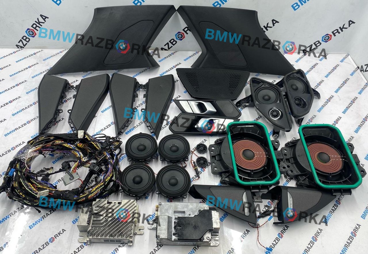 комплект акустики BMW X5 G05 [рестайлинг] G05 2025, 3.0 л., B57 D30 B, дизель, АКПП, a96, внедорожник 5 дв., полный привод, 6809632, 6813597, 2622518, 2622517, 9399276, 7433706, 7433712, 7433705, 7433711, 2622516, 7455103, 7455104, 7445518, 7445517, 5A3F6D3, 2622519, 2622520, 6997784, 6997783, 5B44D33