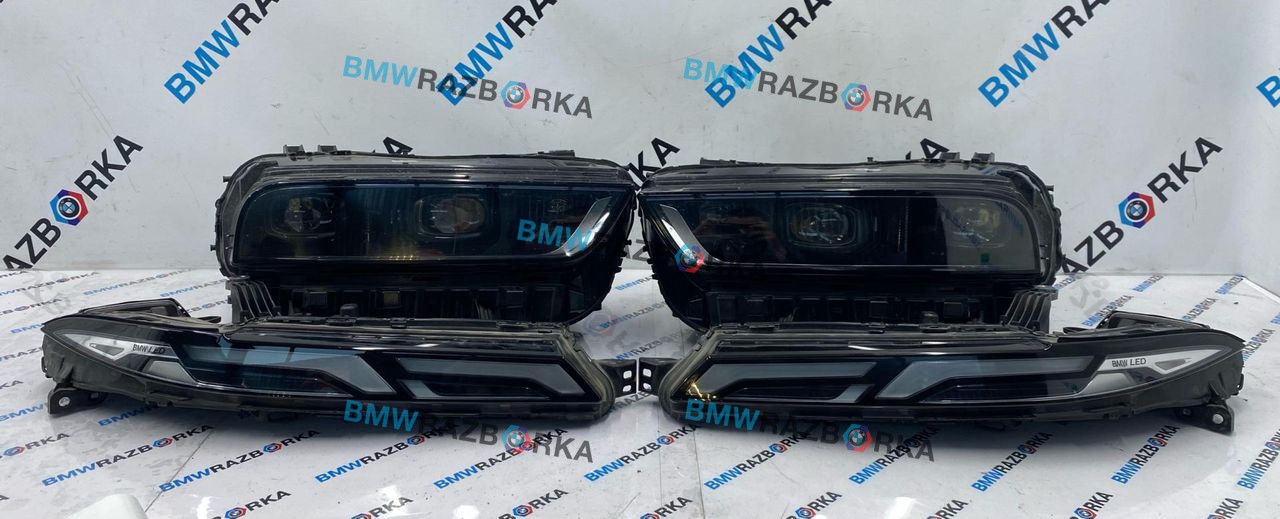 фара BMW X7 G07 [рестайлинг] G07 2023, 3.0 л., B58B30, бензин, 5A5F0E1, 5A5F0E2
